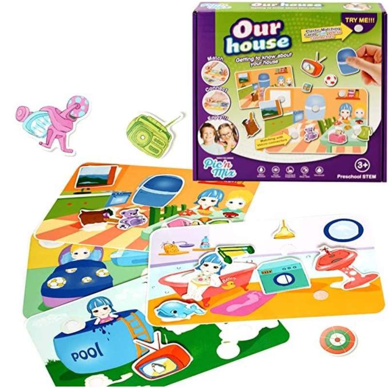 Pic N Mix Our House Educational Game