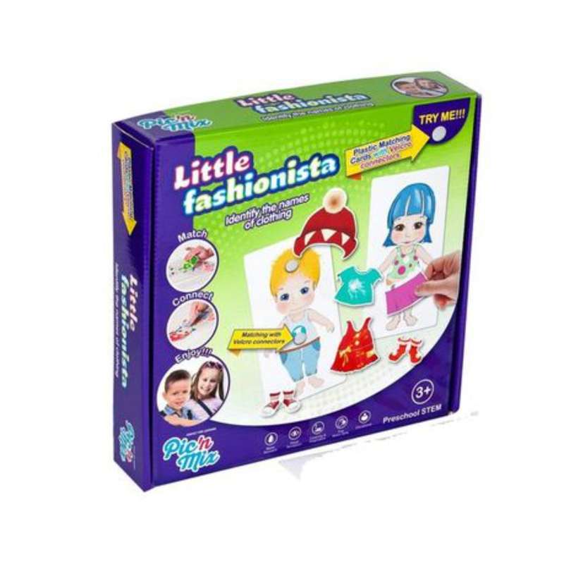 Pic 'n Mix Little Fashionista Hook and Loop Game