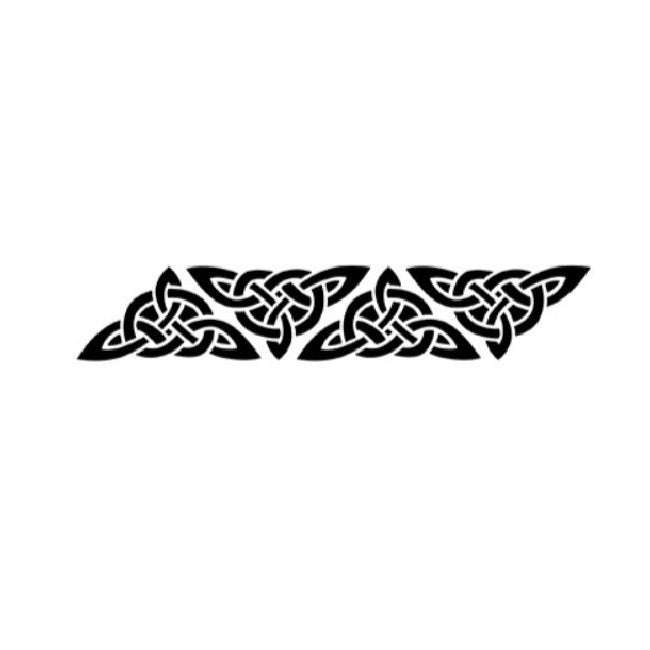 JEM Stencil - Celtic Frieze (162 x 28mm / 6.3 x 1.1)