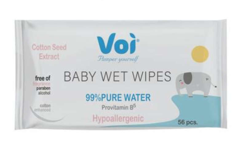 Voi Baby Wet Wipes 56pc