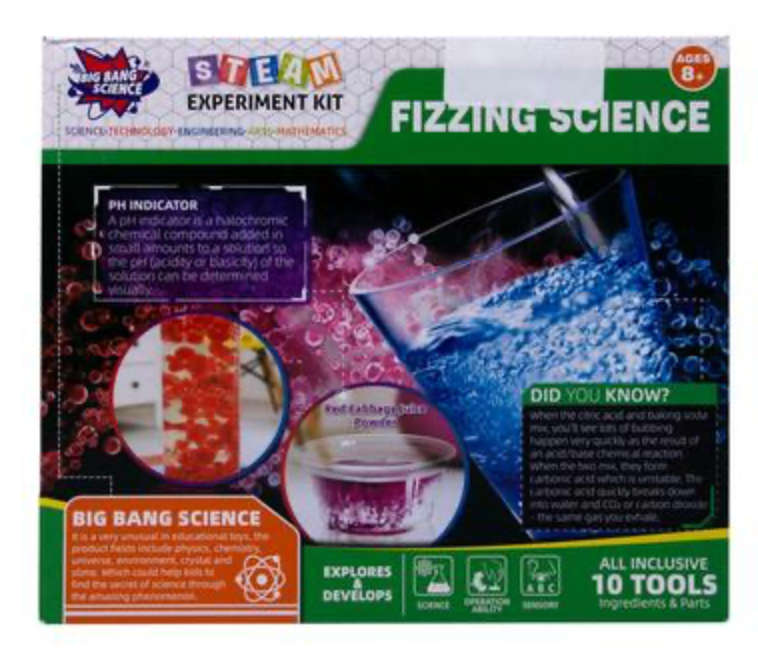 Edu Experiment Fizzing Science
