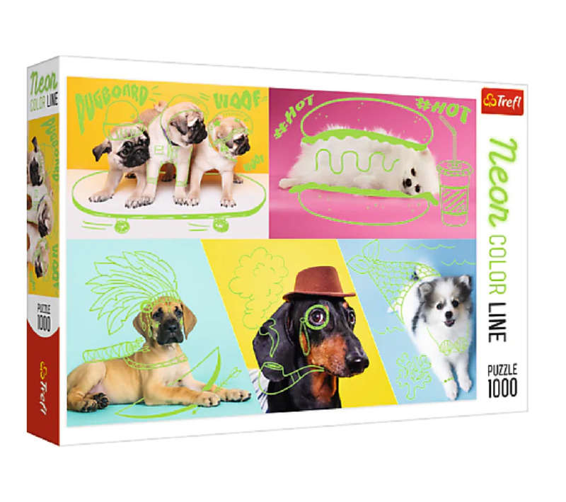 Trefl 1000 Far Out Dogs Puzzle