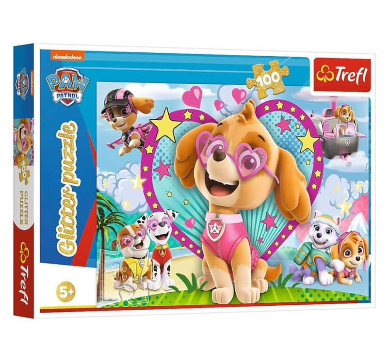 Trefl Glitter Glow Of Skye Puzzle 100 Piece