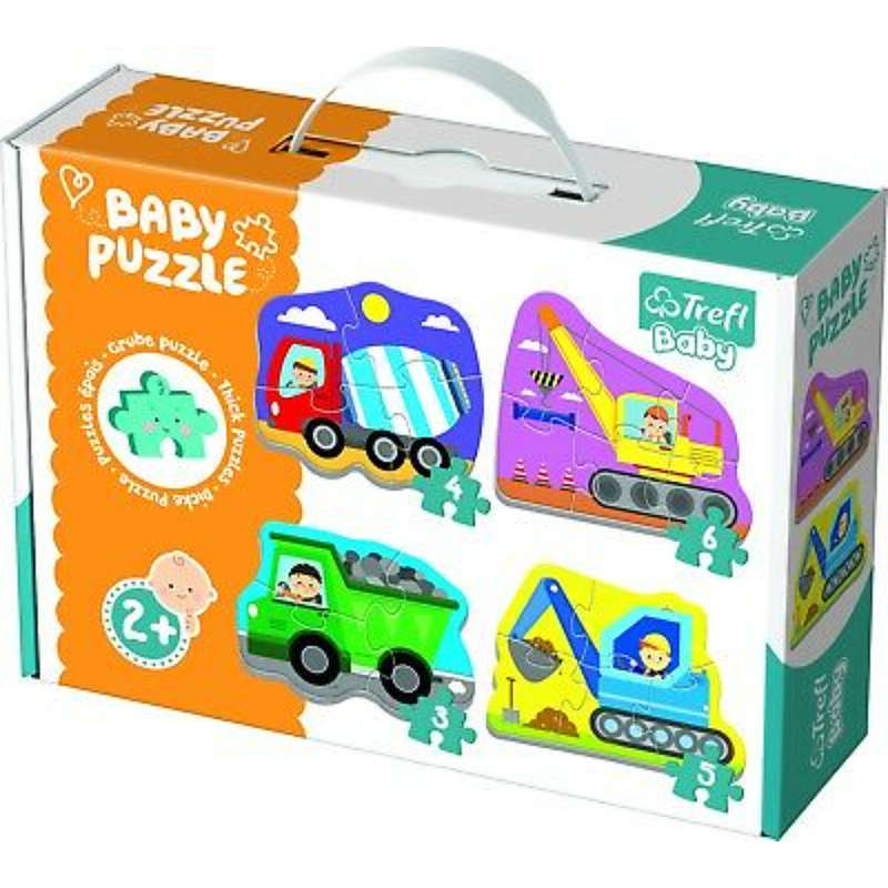 Trefl Vehicles On Site Puzzle