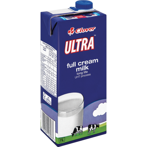 Clover Ultra long life full cream milk 6 x 1L