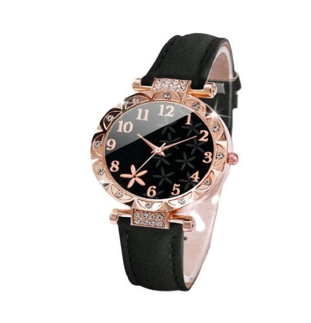 Elegant Women's Quartz  Watch Bracelet Set