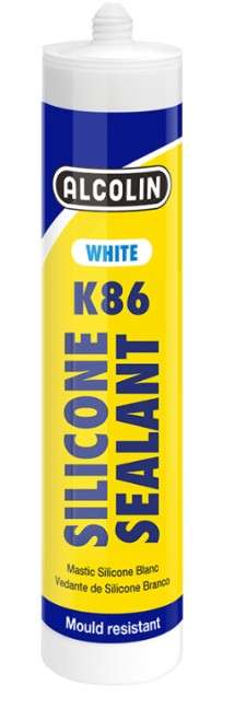 Alcolin sealant silicone K86 280ml white