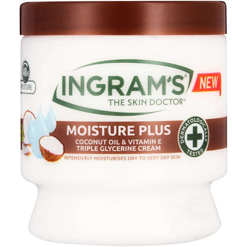 Ingram's Moisture Plus Cream Coconut & Vitamin E 450ml
