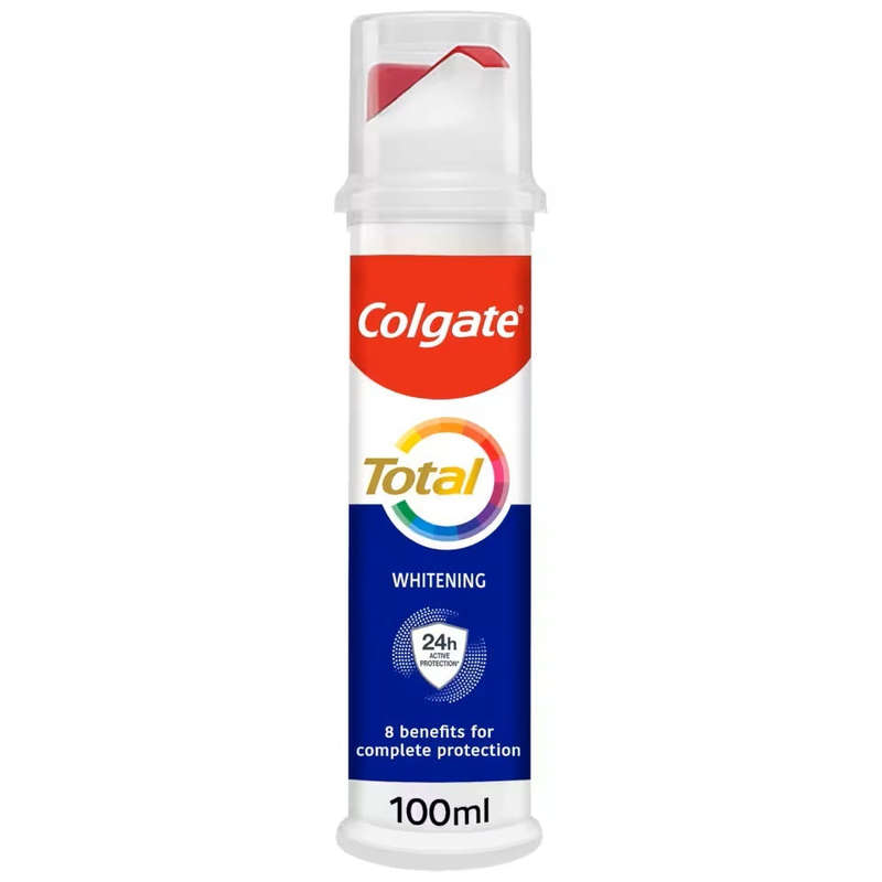 Colgate Total Whitening Toothpaste Pump 100ml