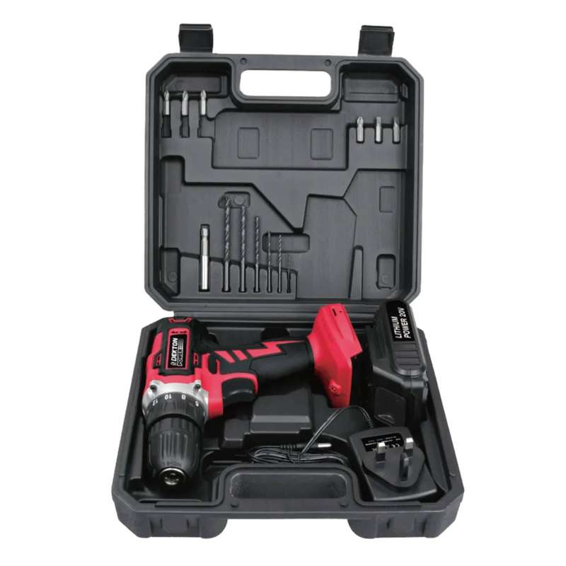 DEKTON 16PC 20V Cordless Drill