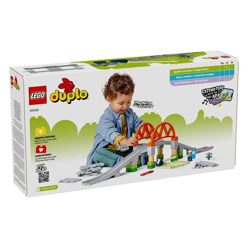 LEGO 10426 DUPLO Train Bridge and Tracks Expansion Set