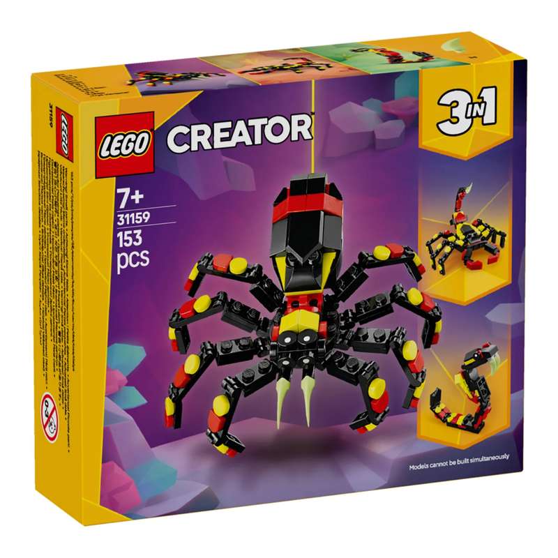LEGO 31159 Creator 3-in-1 Wild Animals: Surprising Spider