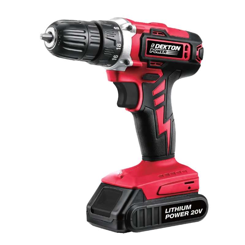 DEKTON 16PC 20V Cordless Drill