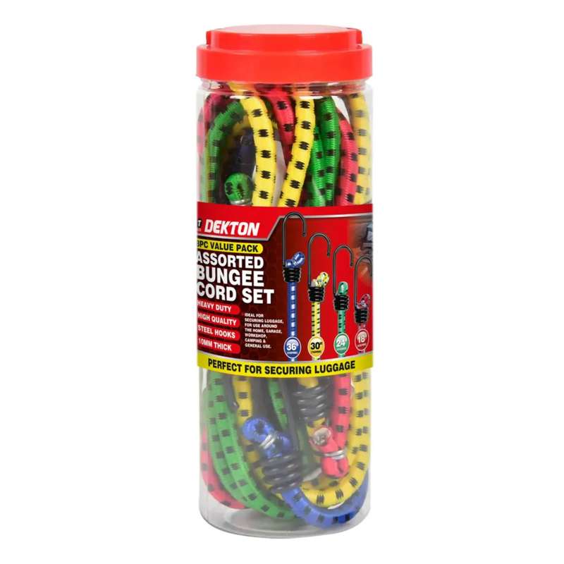 DEKTON 8PC Bungee Cord Set