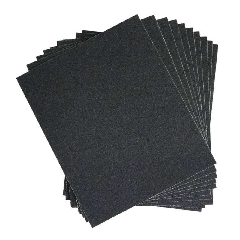 DEKTON 9PC Wet and Dry Mixed Sanding Sheets 280mm x 230mm  Assorted
