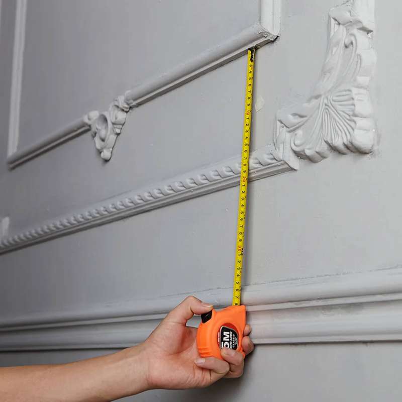 DEKTON HI VIS Orange Soft Grip Auto-Lock Tape Measure 5m x 19mm