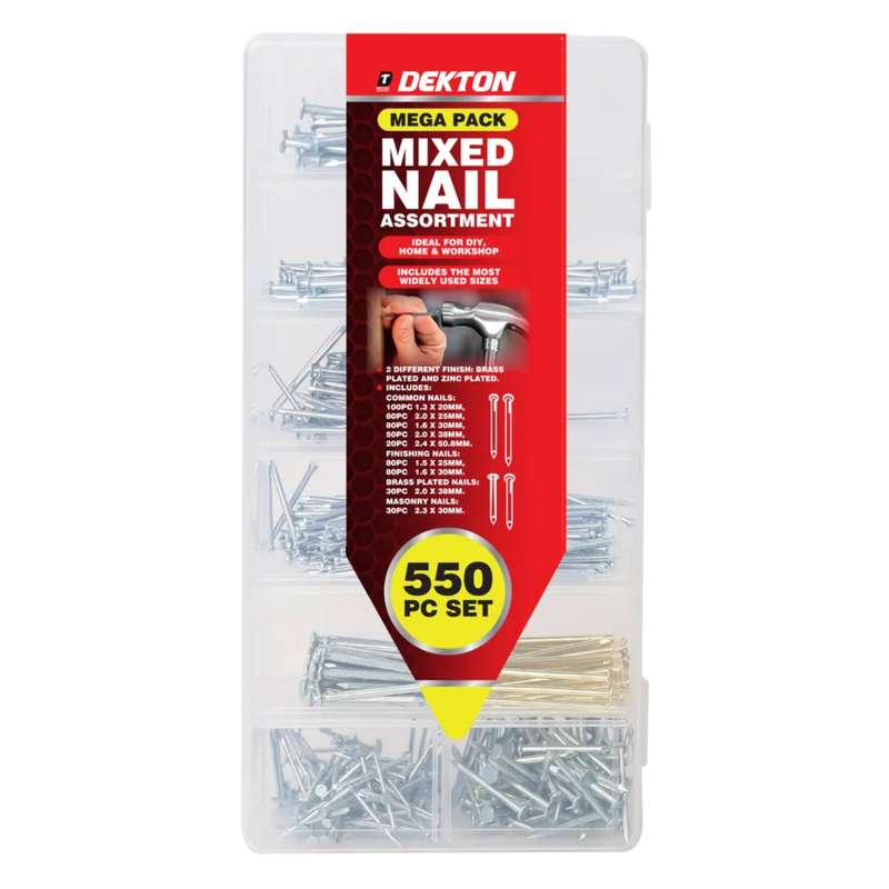 DEKTON 550PC Nail Assortment