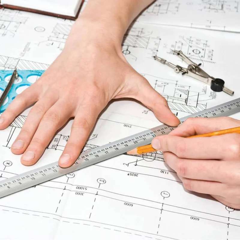 DEKTON 600mm Stainless Steel Ruler