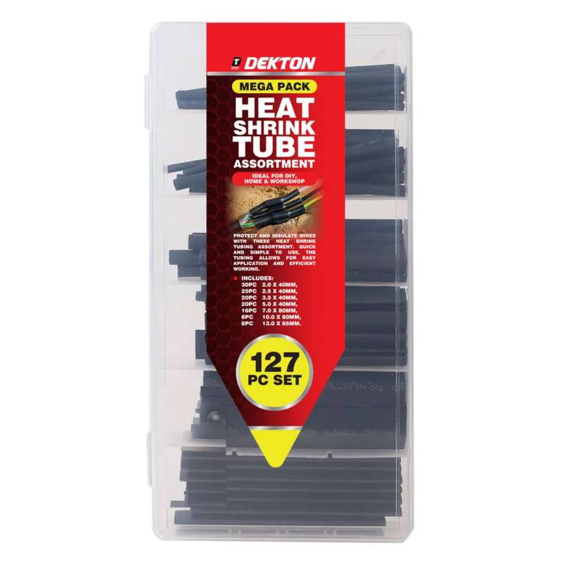 DEKTON 127PC Heat Shrink Tube Assortment