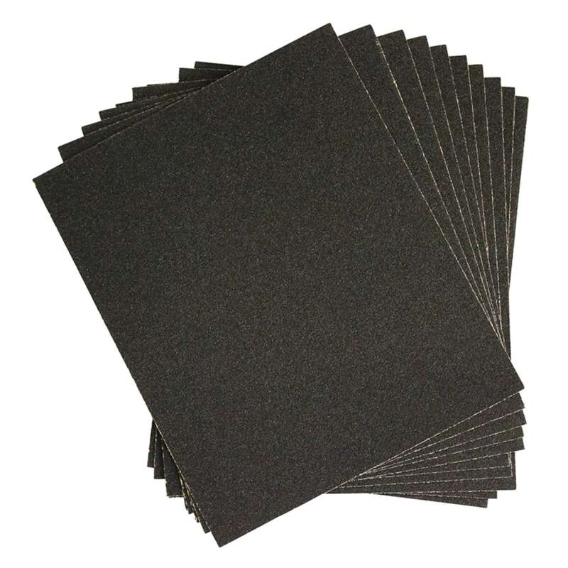 DEKTON 10PC Wet & Dry Sanding Sheets 280mm x 230mm - Coarse 80 Grit
