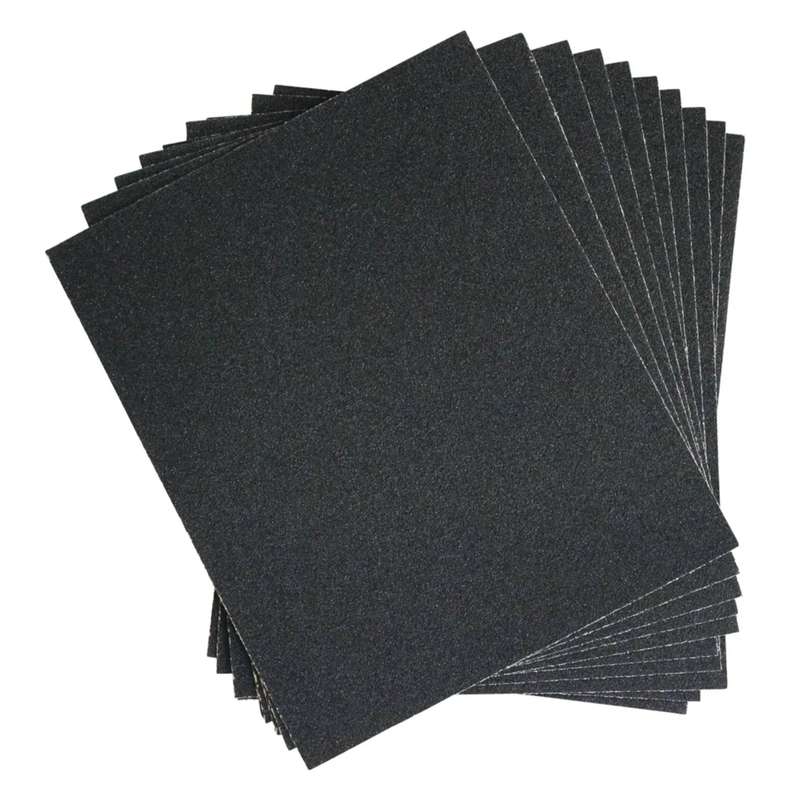 DEKTON 10PC Wet & Dry Sanding Sheets 280mm x 230mm - Extra Fine 600 Grit