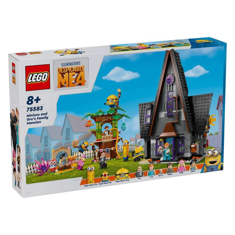 LEGO 75583 Despicable Me 4 Minions and Gru's Family Mansion