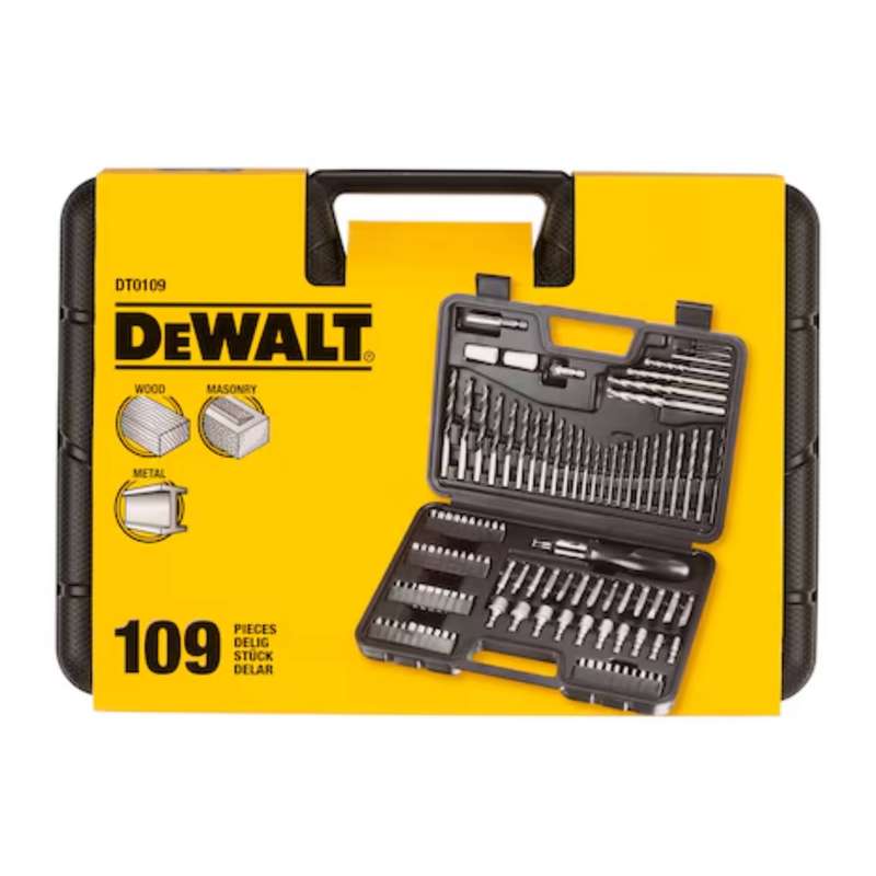 DeWalt 109 Piece Round Drill Bit Set