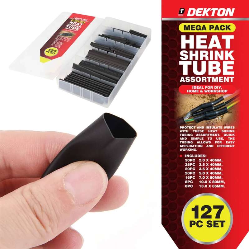 DEKTON 127PC Heat Shrink Tube Assortment