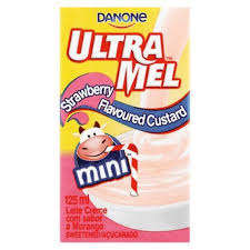 Ultra Mel Custard Strawberry - 125ml
