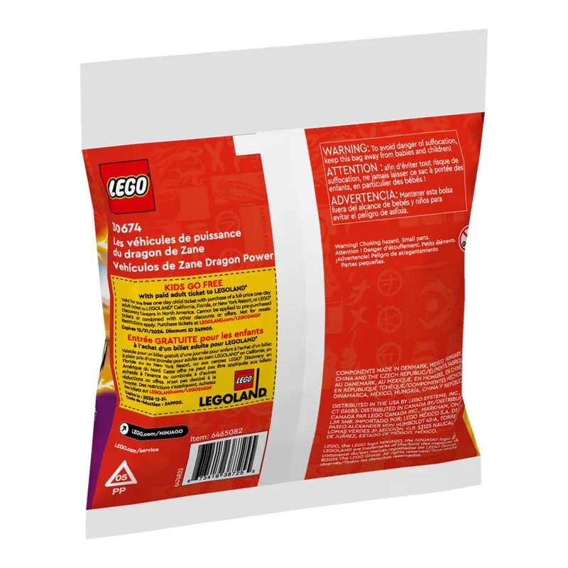 LEGO 30674 NINJAGO Zane's Dragon Power Vehicles