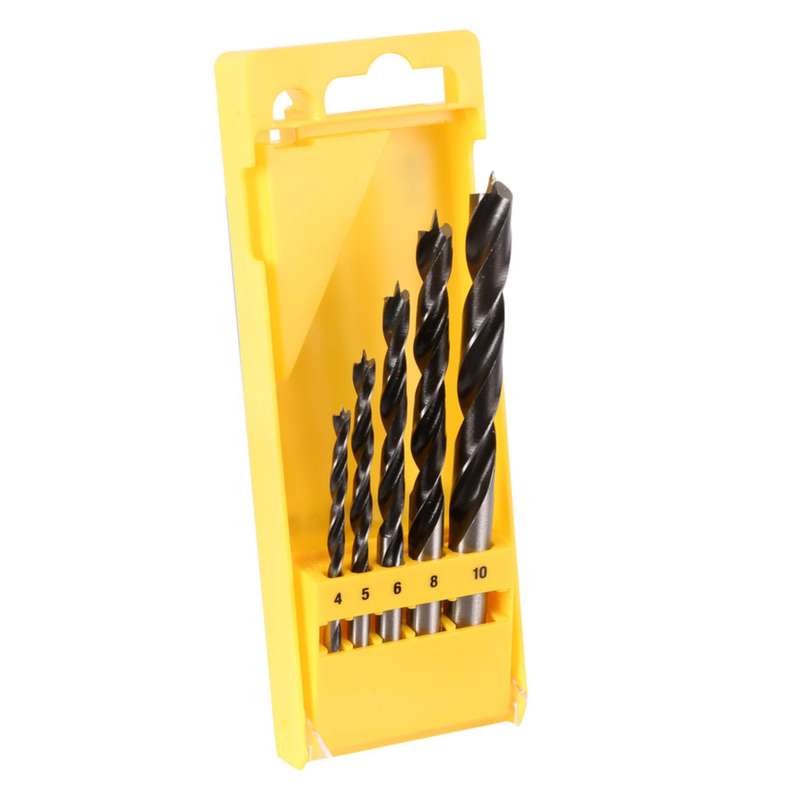 DeWalt 5PC Brad Point Wood Drill Bit Set