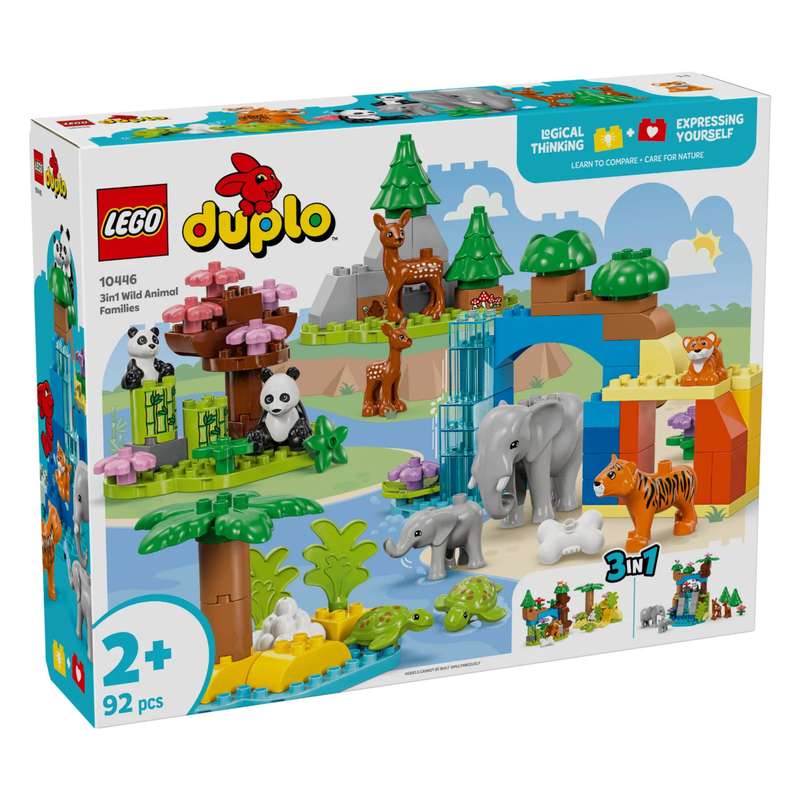LEGO 10446 DUPLO 3in1 Wild Animal Families