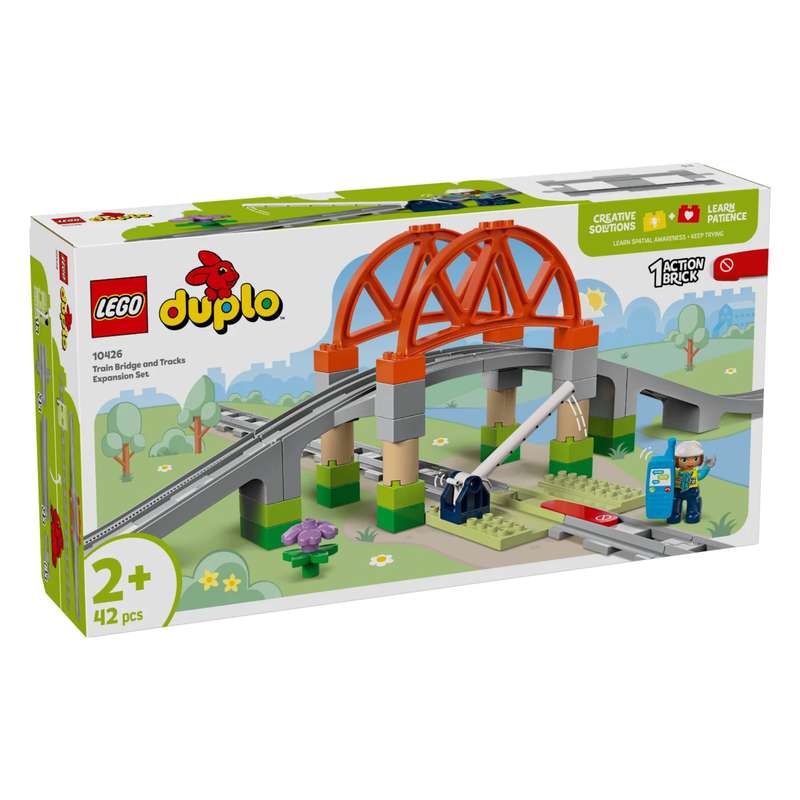 LEGO 10426 DUPLO Train Bridge and Tracks Expansion Set