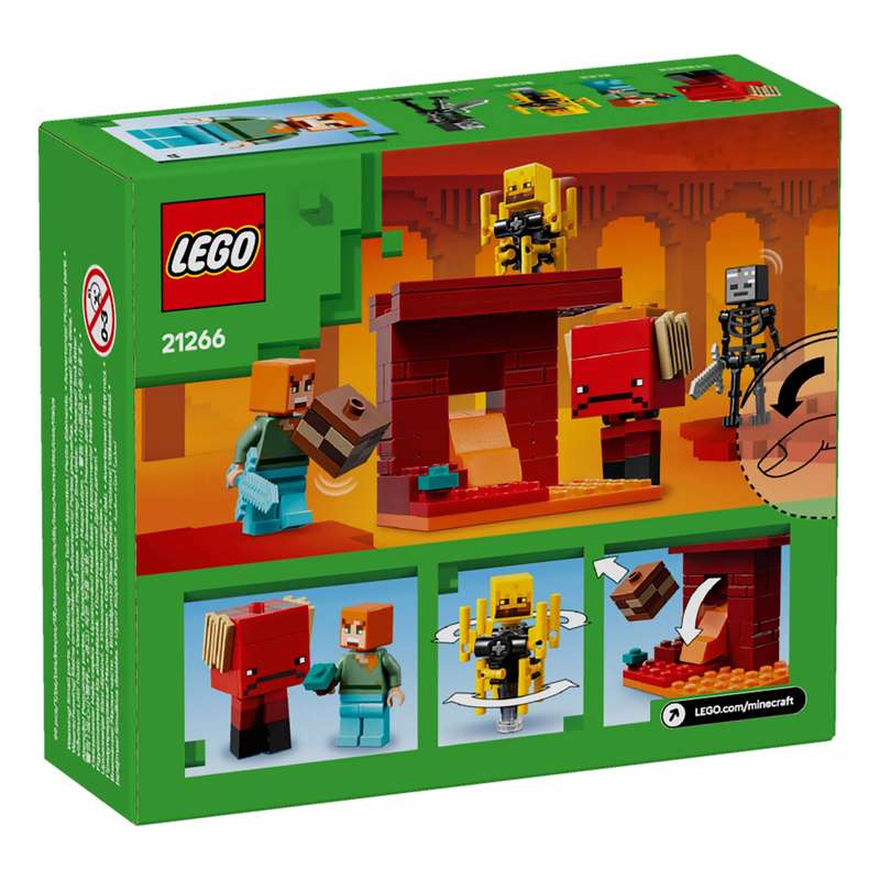 LEGO 21266 Minecraft The Nether Lava Battle