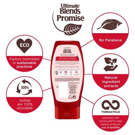 Garnier Ultimate Blends - Argan Oil and Cranberry Conditioner 400ml