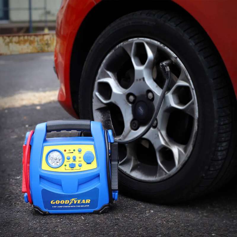 Goodyear 4-in-1 Jump Starter with Air Compressor