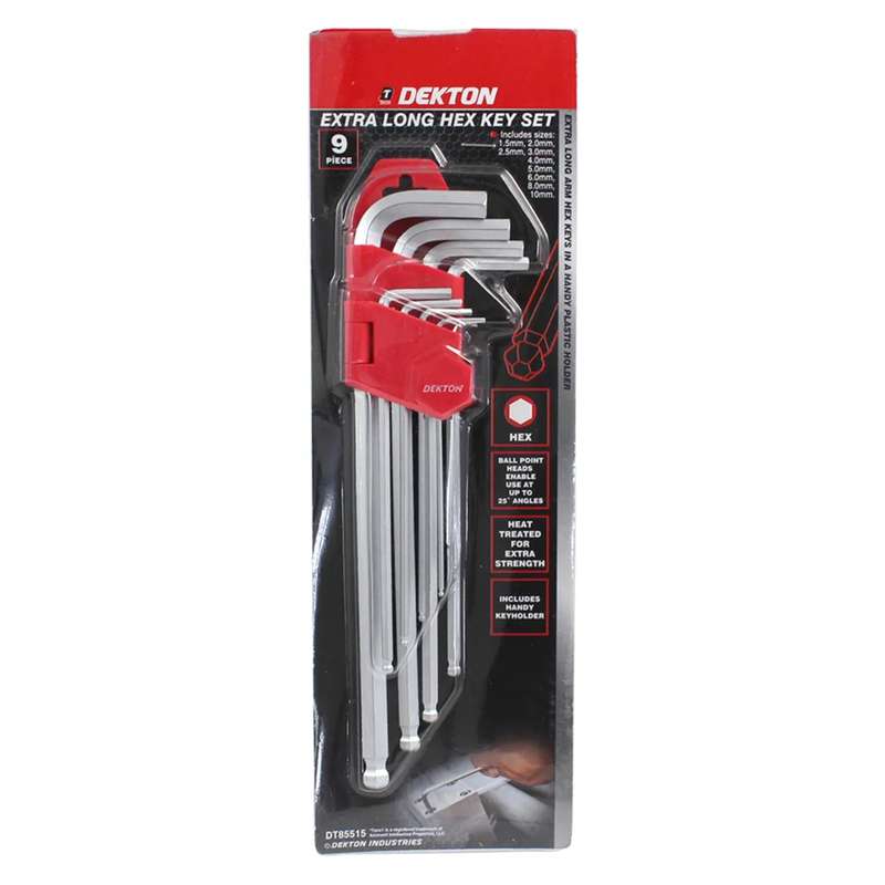 DEKTON Extra Long Hex Key Set
