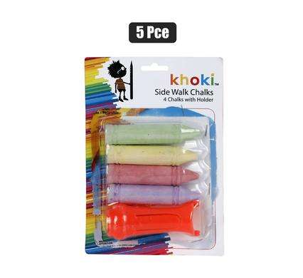 Khoki Chalk Sidewalk 4pc with Holder