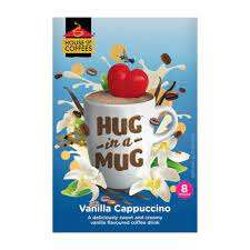 Hug In a Mug Vanilla Cappuccino box of 8