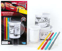 Cars Colour in Mug