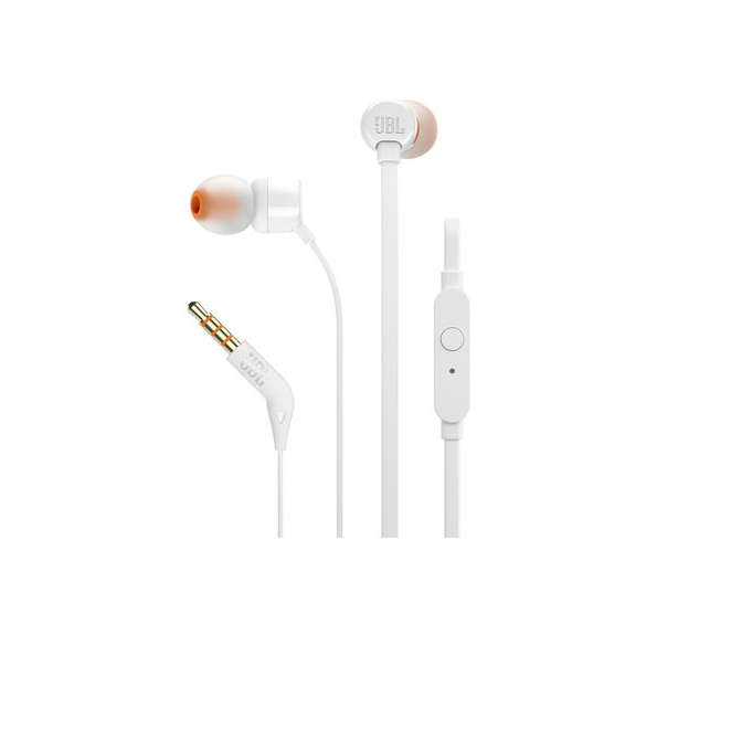 JBL T110 in ear Headphone - White