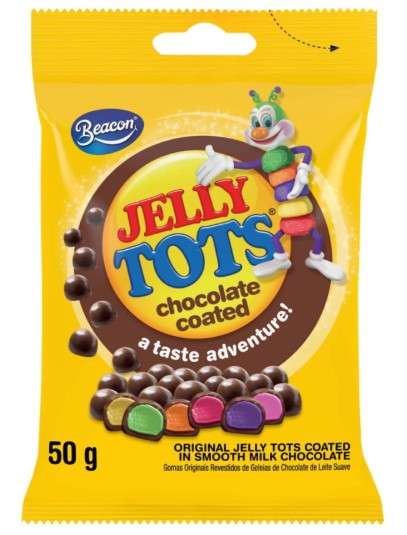 Beacon - Jelly Tots Chocolate Coated - 50g