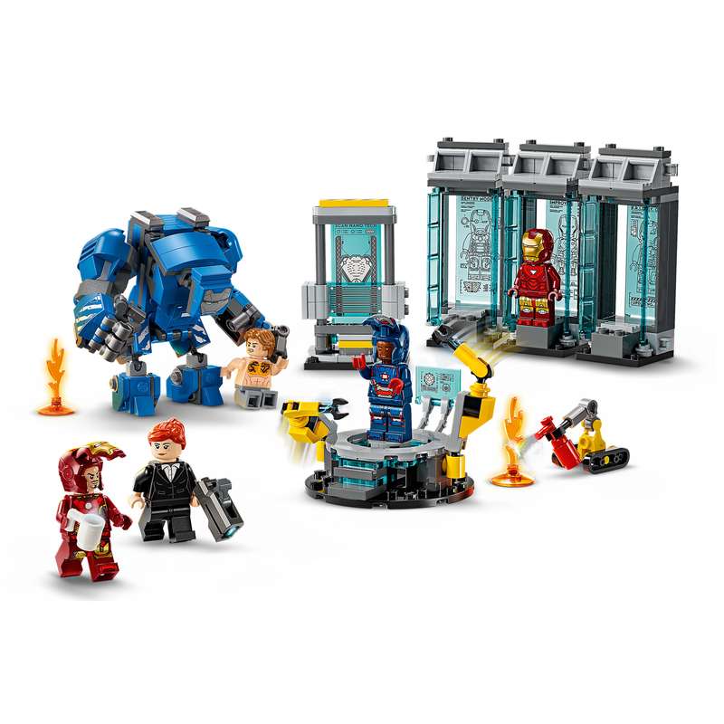 LEGO 76315 Marvel Iron Man's Laboratory: Hall of Armor