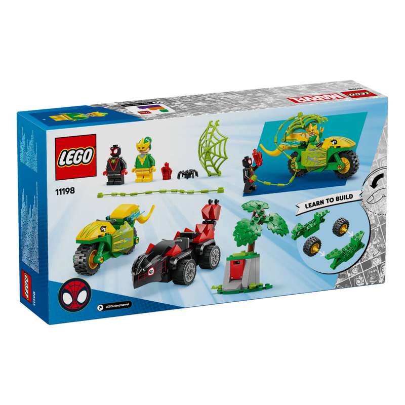 LEGO 11198 Marvel Spin and Electro Dinosaur Vehicle Chase