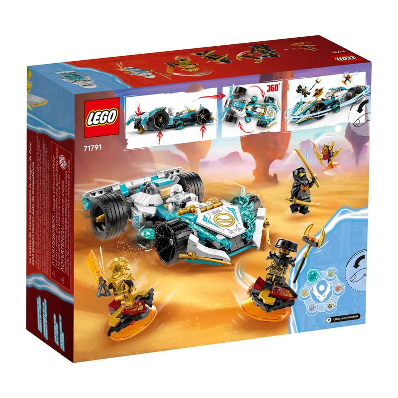 LEGO 71791 NINJAGO Zane's Dragon Power Spinjitzu Race Car