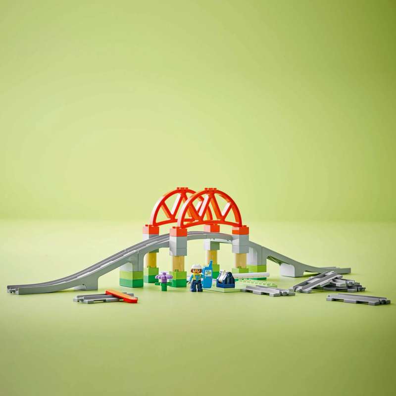 LEGO 10426 DUPLO Train Bridge and Tracks Expansion Set