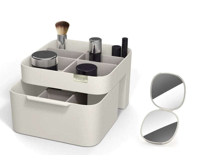 Joseph Joseph Make Me Up Compact Mirror & Makeup Organiser Set