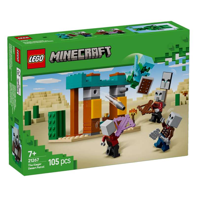 LEGO 21267 Minecraft The Illager Desert Patrol