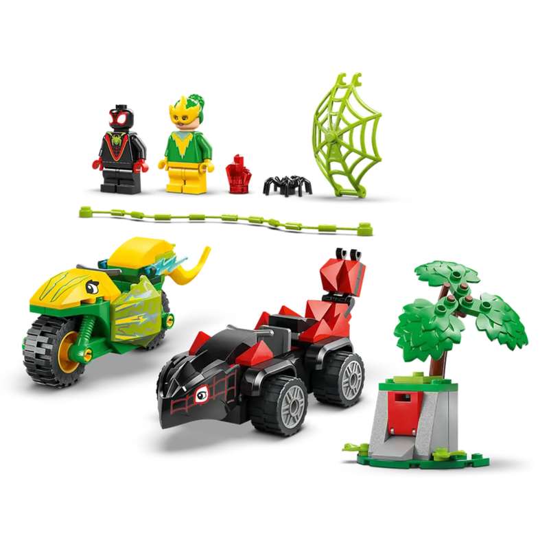 LEGO 11198 Marvel Spin and Electro Dinosaur Vehicle Chase