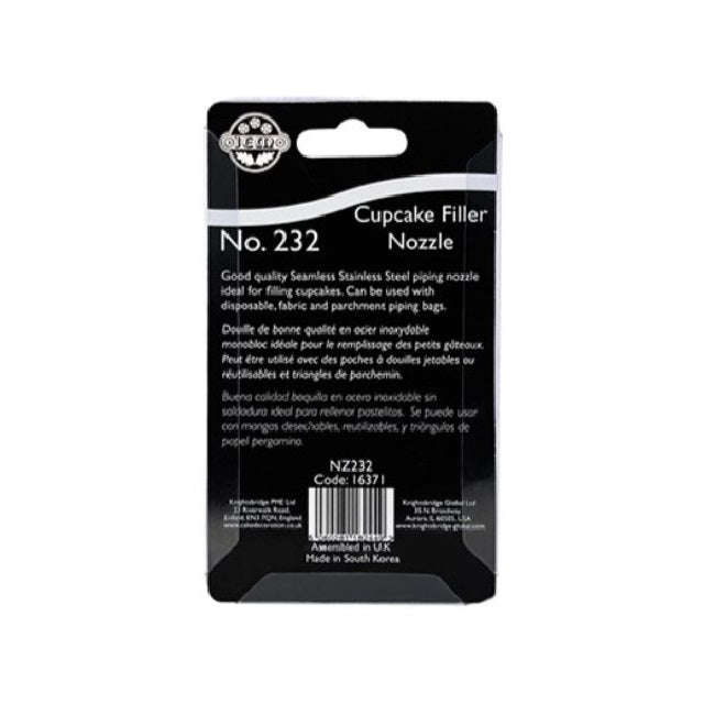 PME JEM Nozzle - Cupcake / Doughnut Filler Tube #232